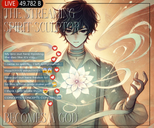 Banner ad: The Streaming Spirit Sculptor Becomes A God