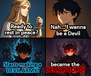 Banner ad: The First Devil System Litrpg