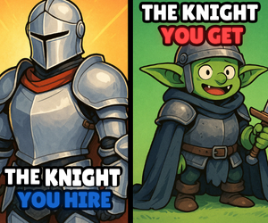 Banner ad: Friendly Neighbourhood Goblin Mercenary Company