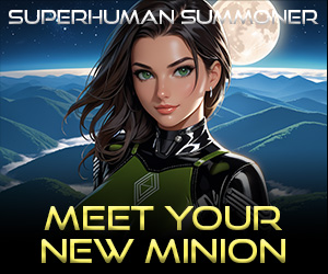 Banner ad: Superhuman Summoner Harem Litrpg Apocalypse Deck