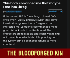 Banner ad: The Bloodforged Kin