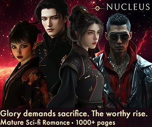 Banner ad: Nucleus 1 The Dust Of Moon Mature Sci Fi Romance