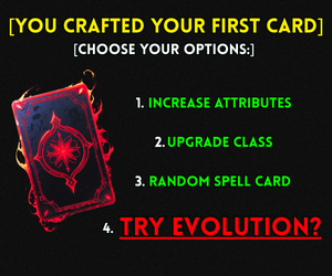 Banner ad: Corrupted Cardsmith A Craftingdeckbuilding Litrpg