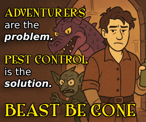 Banner ad: Beast Be Gone
