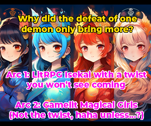 Banner ad: Blight Witch Haru Arc 2 Premere Arc 1 Glitchy