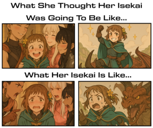 Banner ad: Gamer Girl Isekai