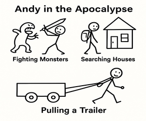 Banner ad: Andy In The Apocalypse