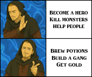 Banner ad: Brewing Bad Fantasy Isekai Light Litrpg