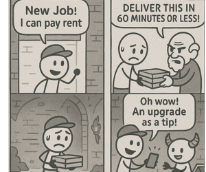 Banner ad: Dungeons Deliveries