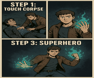 Banner ad: Revenant Power Stealing Superhero