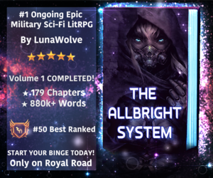 Banner ad: The Allbright System A Sci Fi Progression Litrpg