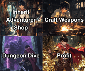 Banner ad: The Makers Journey Litrpg Crafting Progression
