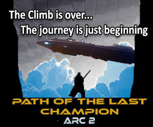 Banner ad: Path Of The Last Champion Sci Fantasy Litrpg Party