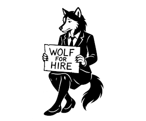 Banner ad: Wolf For Hire