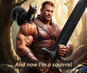 Banner ad: And Now Im A Squirrel