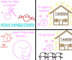 Banner ad: When The Cute Godkiller Opens A Tavern