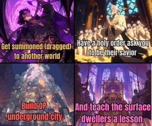 Banner ad: Geomancing The Undercavern Kingdom Building Litrpg
