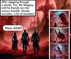 Banner ad: Im A Stingray High Fantasy System