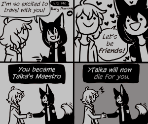 Banner ad: Pruned Trees Re Sprout Ragazza Volpe Magica