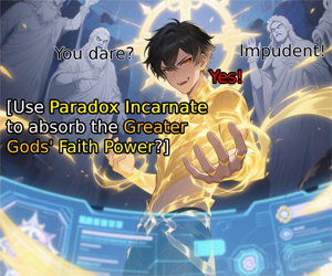 Banner ad: The Gods Gacha Game Litrpg Meta Aware Protagonist