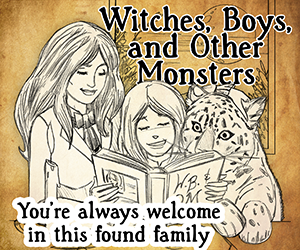 Banner ad: Witches Boys And Other Monsters