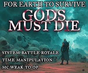 Banner ad: Titanomachy Survival Apocalypse Progression Fantasy